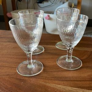 NWOB set of four Anthropologie aperitif glasses